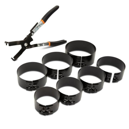 8 Piece Piston Ring Compressor Set - AAA Industrial Supply