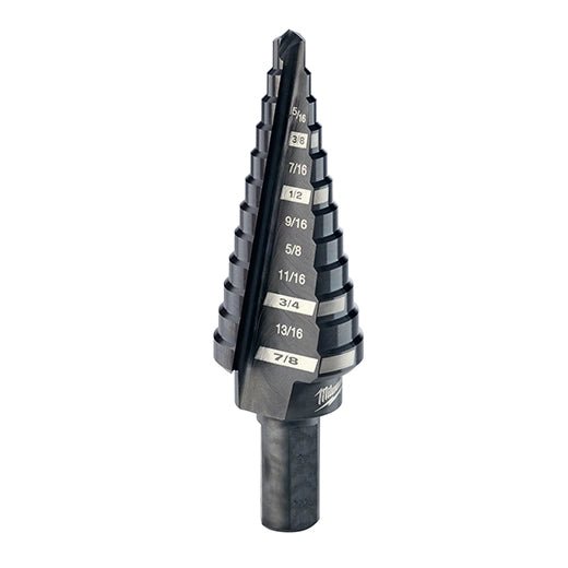 8 Step Drill Bit, 1/2" - 1" by 1/16" - AAA Industrial Supply