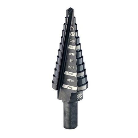 8 Step Drill Bit, 1/2" - 1" by 1/16" - AAA Industrial Supply