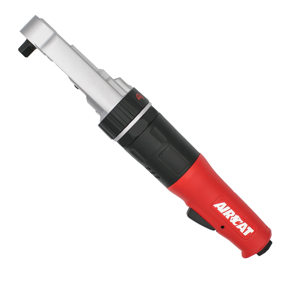 AIRCAT 809-SH 3/8-Inch Sealed Flat Head Ratchet - 350 RPM & 60 ft-lbs Max Torque - Easy Access Ratchet for Everyday Use - Comfortable Trigger - Professional-Grade