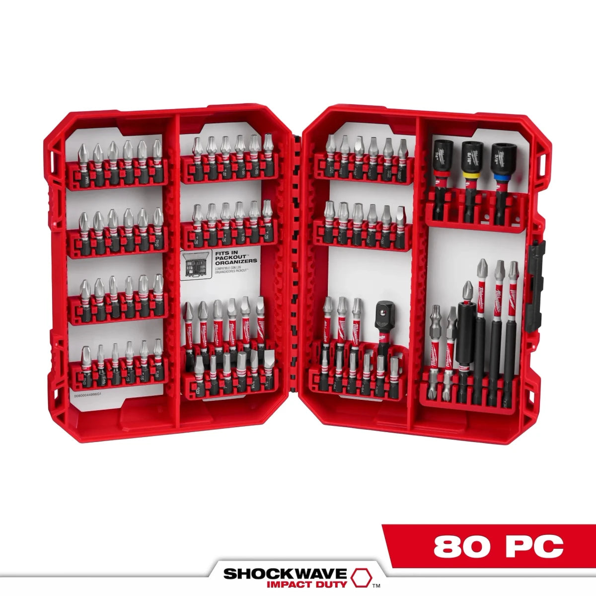 80PC SHOCKWAVE™ Impact Duty Driver Bit Set - AAA Industrial Supply