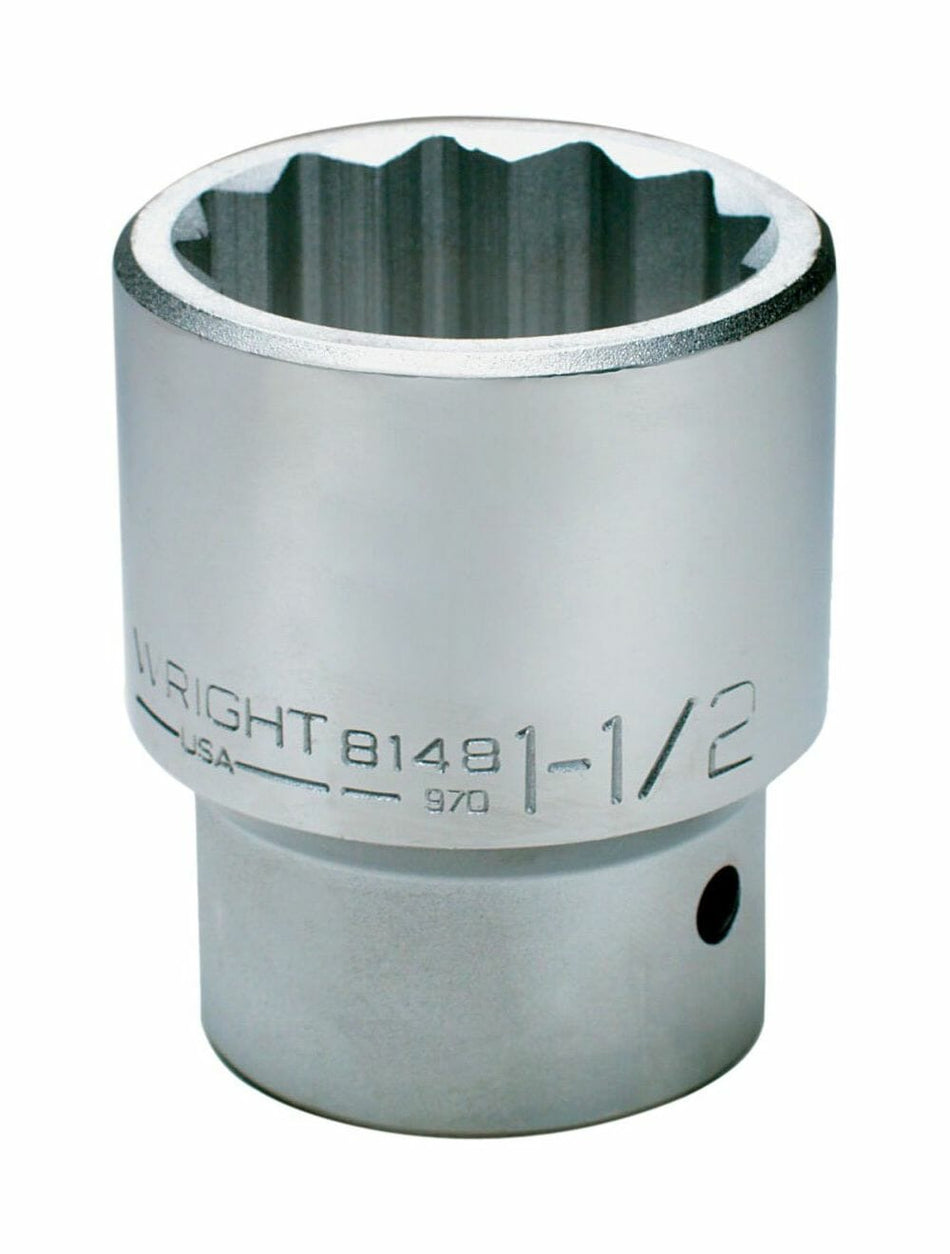 1"Drive 12 Point Standard Socket - 2-1/4"