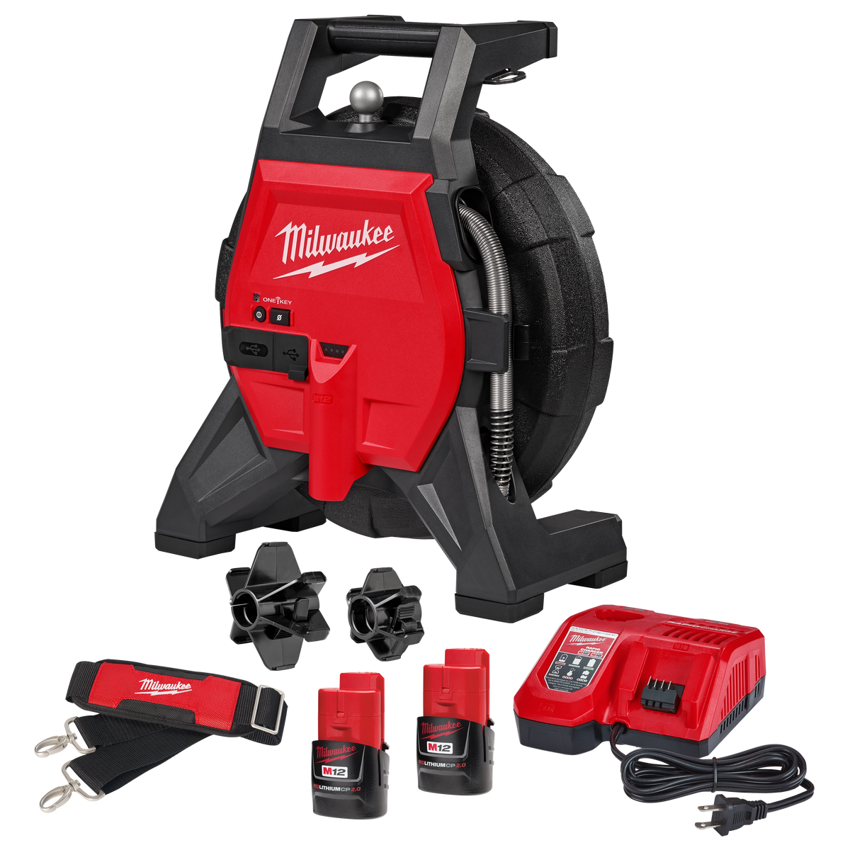 Milwaukee M12™ 85’ High Flex Compact Inspection Camera Kit