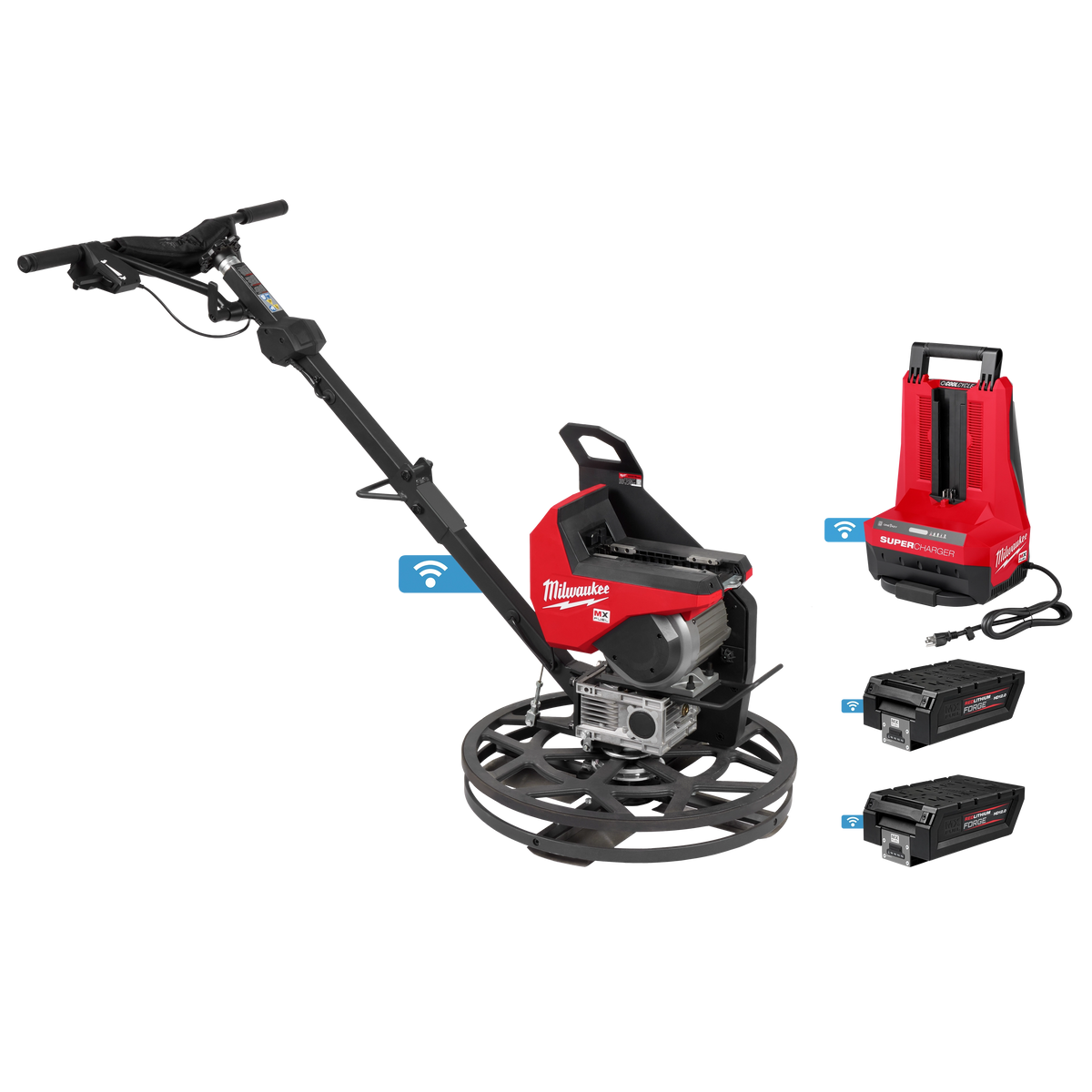 Milwaukee MX FUEL™ 24" Walk-Behind Edging Trowel Kit