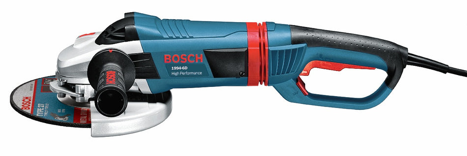 Bosch 9 In. 15 A High Performance Large Angle Grinder with No Lock-On Switch
