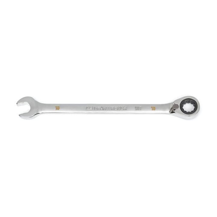 8mm 90 - Tooth 12 Point Reversible Ratcheting Wrench - AAA Industrial Supply