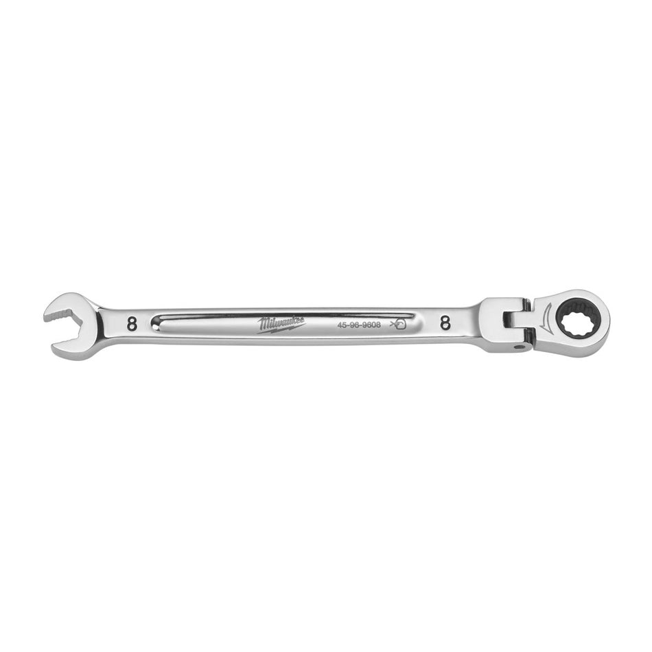 8mm Flex Head Ratcheting Combination Wrench - AAA Industrial Supply