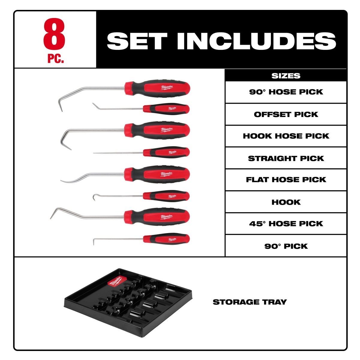 8pc Hook & Pick Set - AAA Industrial Supply