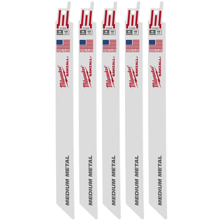 9" 18 TPI SAWZALL® Blade for Medium Metal (5 PK) - AAA Industrial Supply