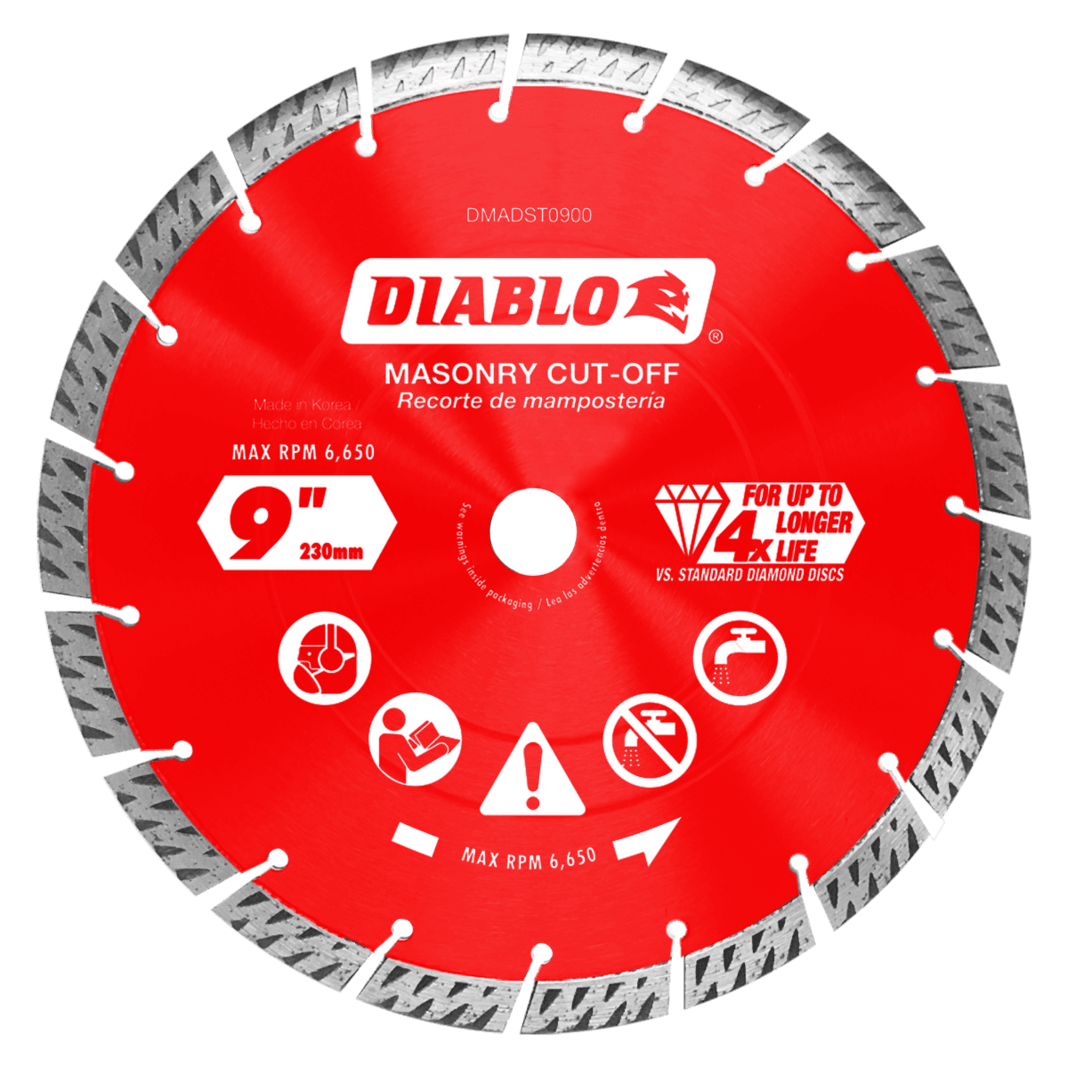 9" Diamond Segmented Turbo Masonry Cut - Off Blade - AAA Industrial Supply