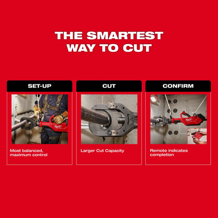 Milwaukee M18™ FORCE LOGIC™ 5” Underground Cable Cutter w/ Wireless Remote