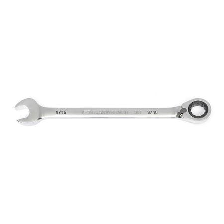 9/16" 90 - Tooth 12 Point Reversible Ratcheting Wrench - AAA Industrial Supply