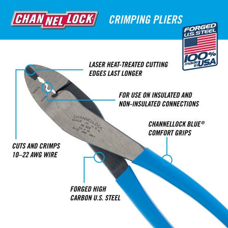 9.5" Channellock Crimping Plier - AAA Industrial Supply