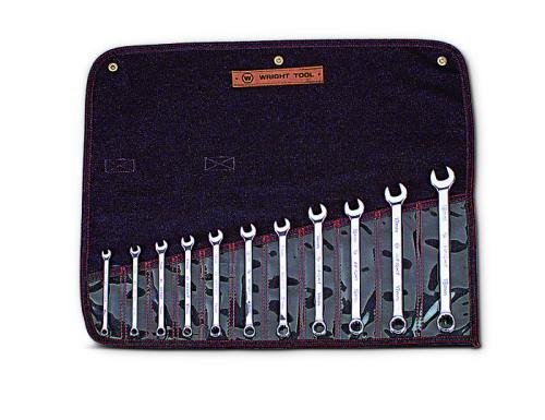 Combination Wrench WRIGHTGRIP 2.0 11 Piece Set - 12 Point Metric Full Polish 7mm - 19mm