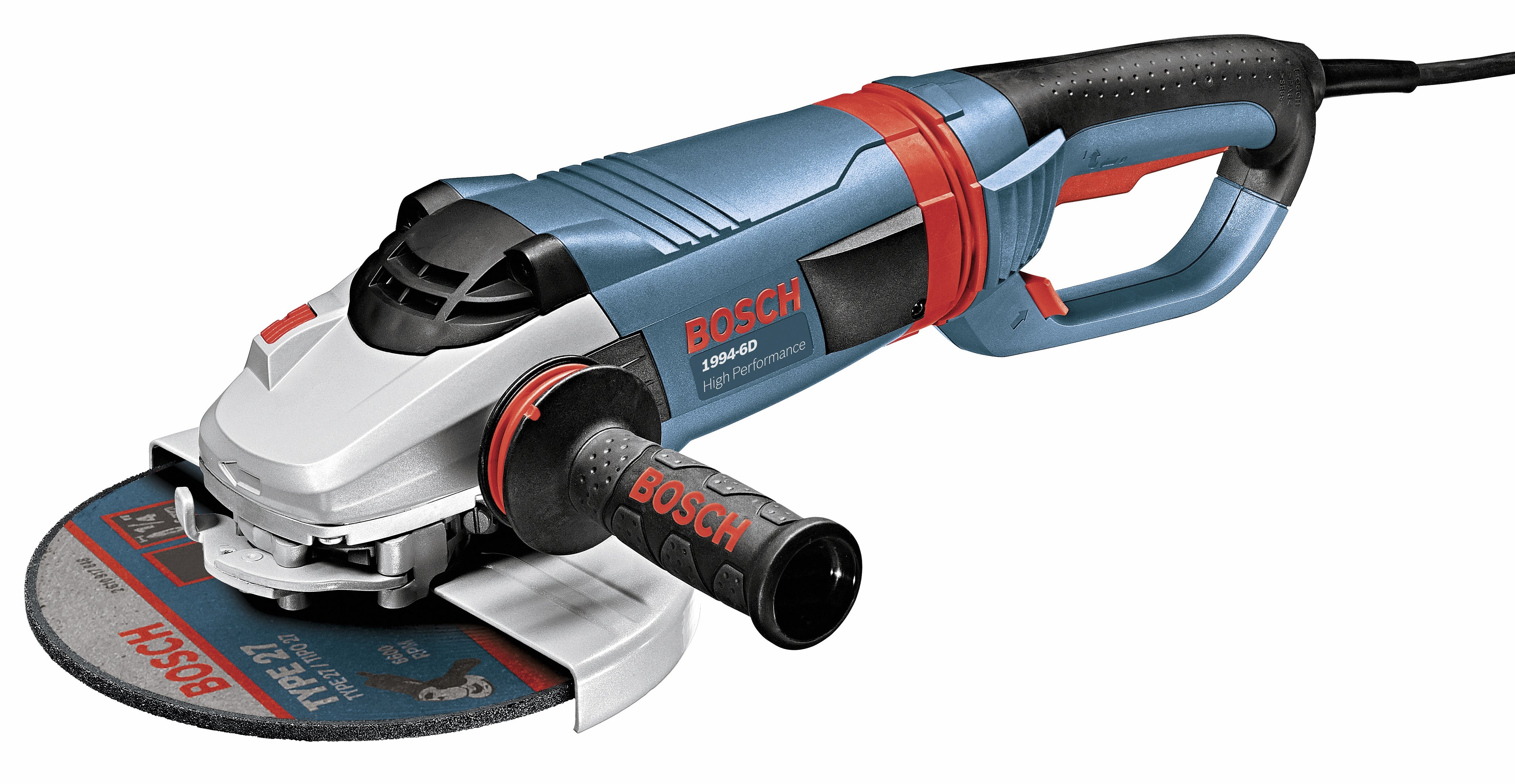 Bosch 9 In. 15 A High Performance Large Angle Grinder with No Lock-On Switch