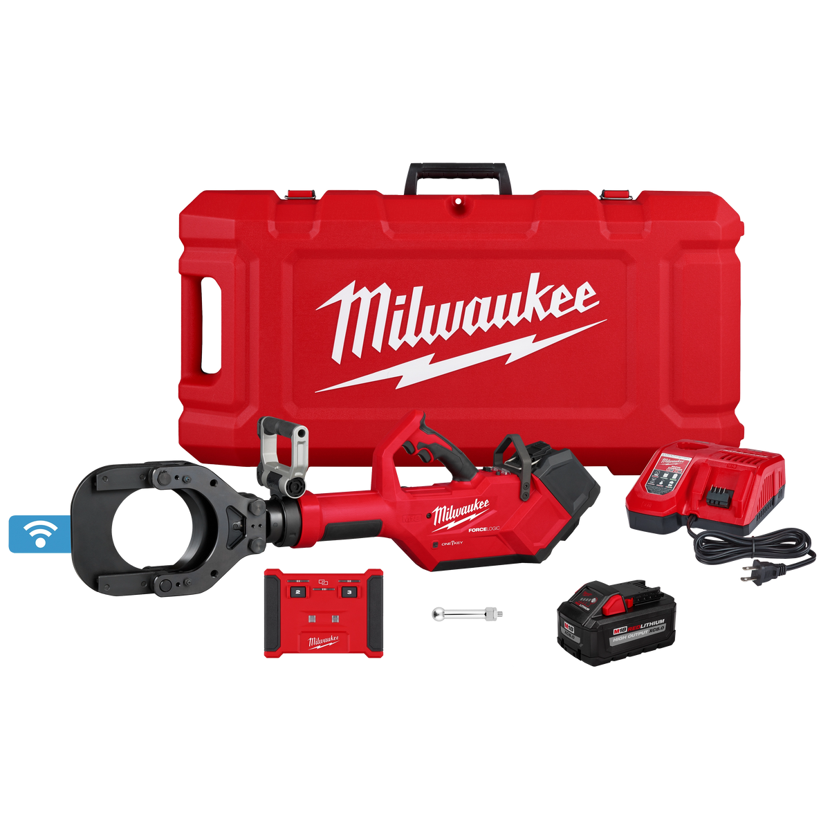 Milwaukee M18™ FORCE LOGIC™ 5” Underground Cable Cutter w/ Wireless Remote