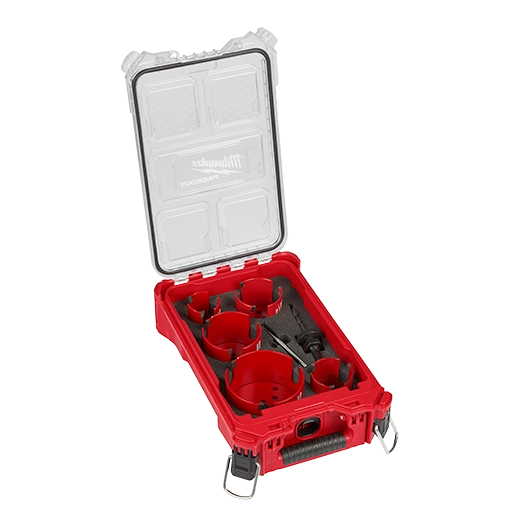 9 PC BIG HAWG™ with Carbide Teeth Hole Saw Kit w/ PACKOUT™ Compact Organizer