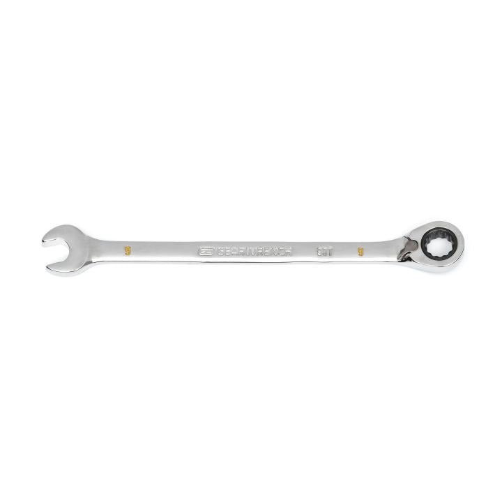 9mm 90 - Tooth 12 Point Reversible Ratcheting Wrench - AAA Industrial Supply