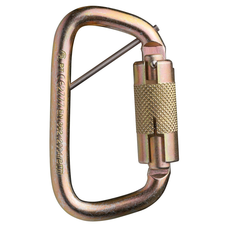 A100301 3/4in Gate Opening Steel Self-Locking Carabiner, 3600lb Gate