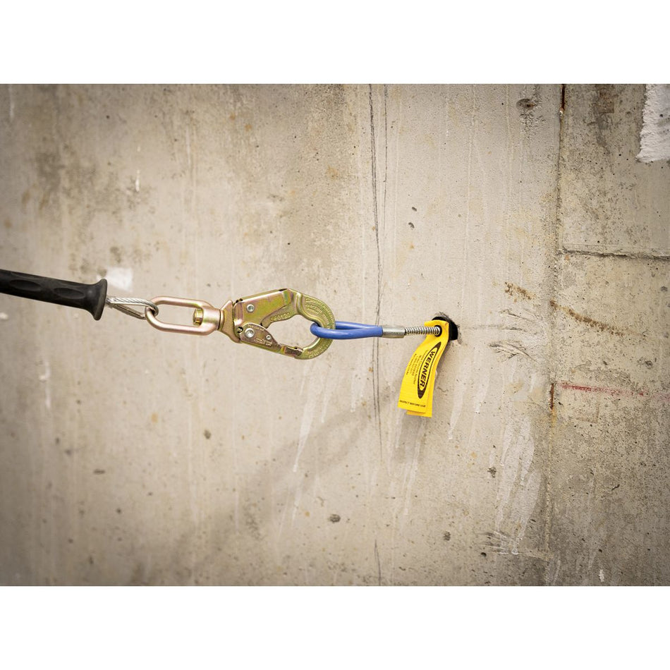 A510000 3/4in Reusable Concrete Anchor, Blue