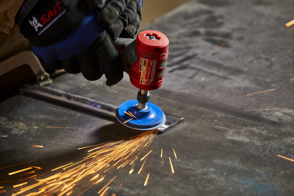 United Abrasives-SAIT 50265 3A Aluminum Oxide with Grinding Aid High Performance Laminated Disc for Stainless and Aluminum, 1-1/2" Sait-Lok-R™, 40 Grit, 100-Pack