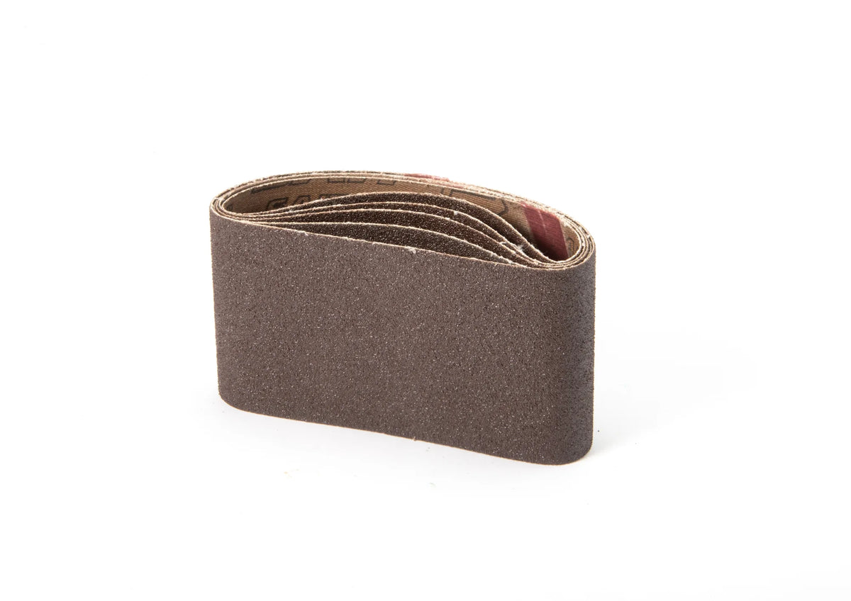United Abrasives-SAIT 57210 Aluminum Oxide - Closed Coat (1A-X / 2A-X ) Portable Belts, 21" x 3", 220 Grit, 10-Pack