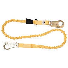 C351100 6ft SoftCoil Single Leg Lanyard (Energy Absorbing Inner Core, Snap Hook)