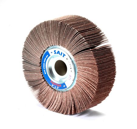 United Abrasives-SAIT 72031 2A Aluminum Oxide Flap Wheel 6" x 2" x 1", 80 Grit, 5-Pack