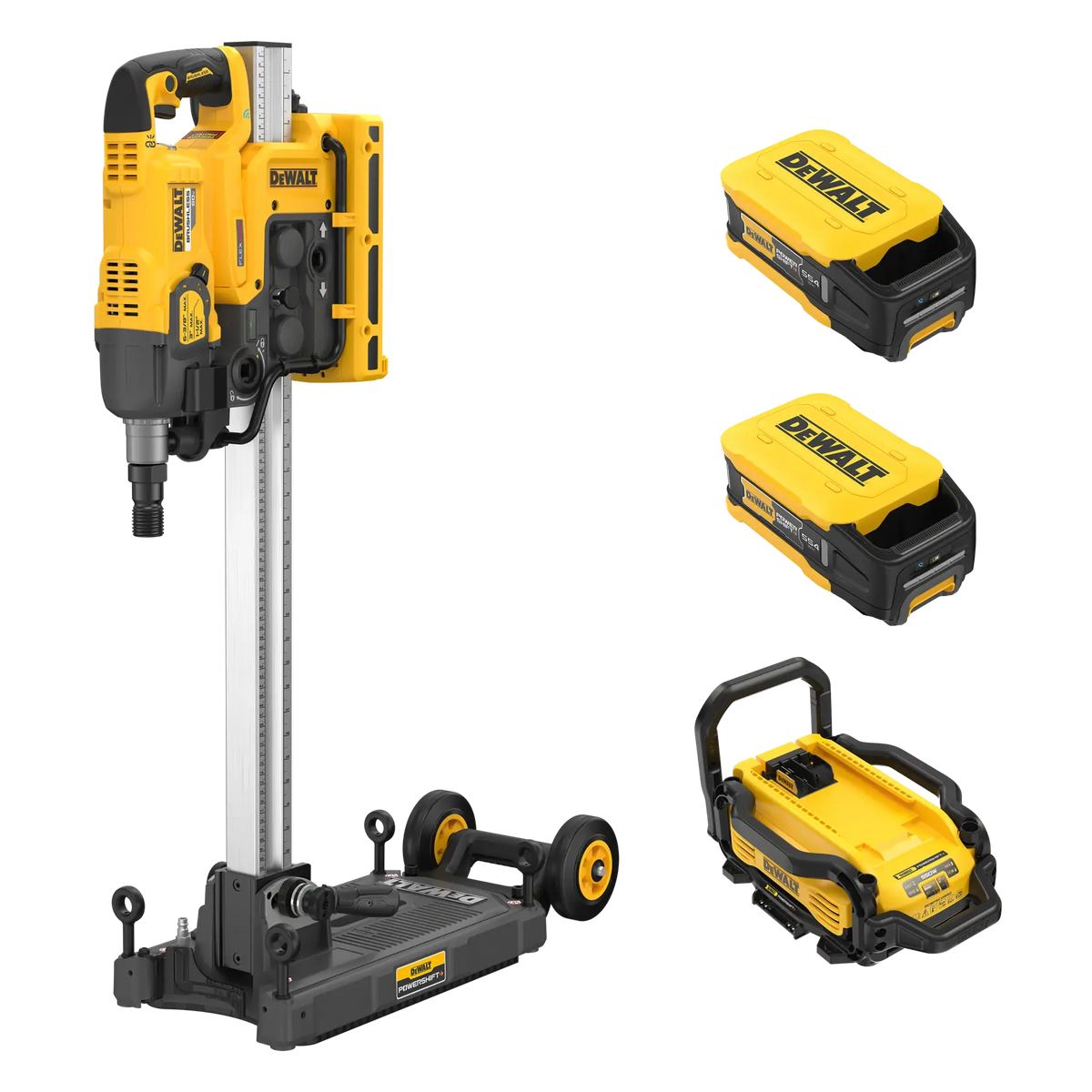 DEWALT POWERSHIFT 6.375IN CORE DRILL STAND KIT