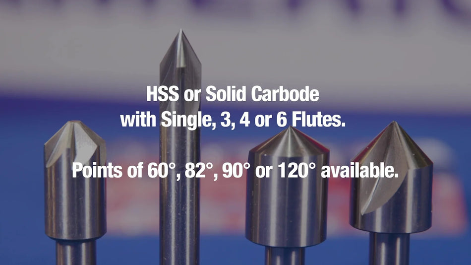 5/16"-82 HSS Single Flute Countersink