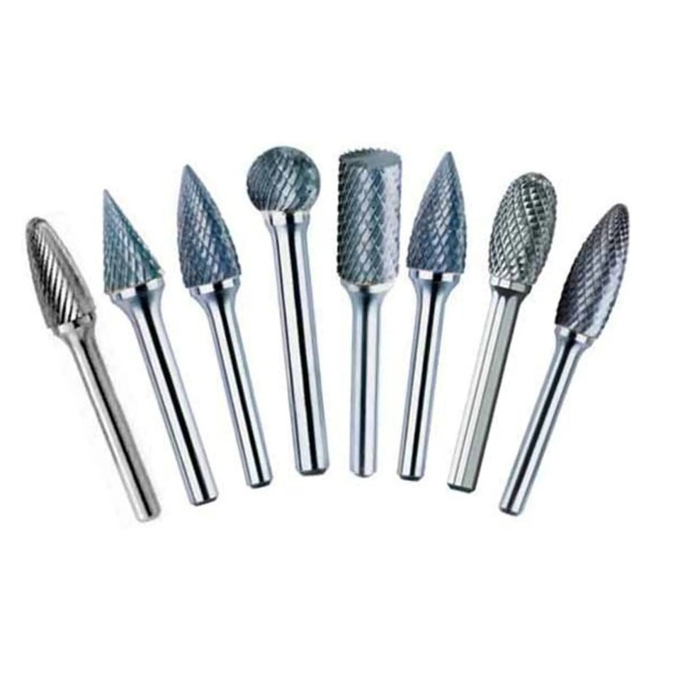8 CARBIDE BUR SET