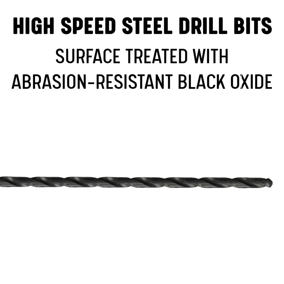 1/4" x 18" HSS Extra Long Drill Bit