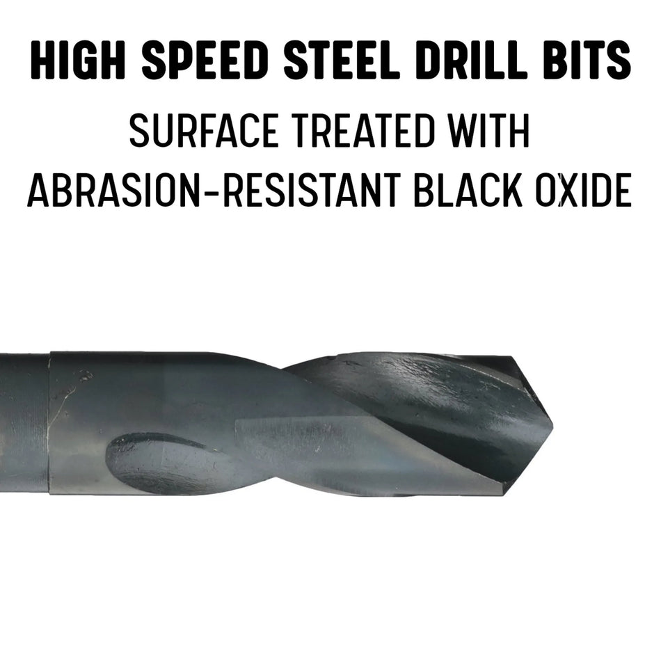47/64" Reduced Shank HSS Drill Bit 1/2" Shank, DWDRSD Series