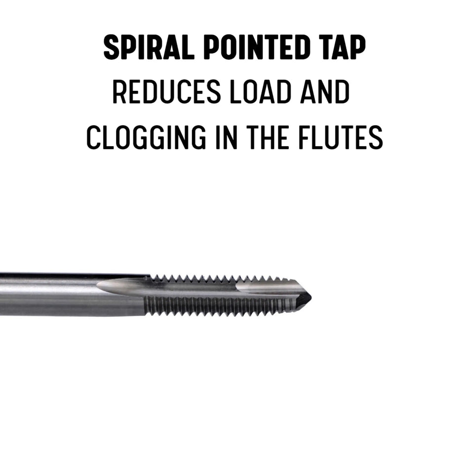 m12 x 1.75 HSS 3 Flute Spiral Point Tap