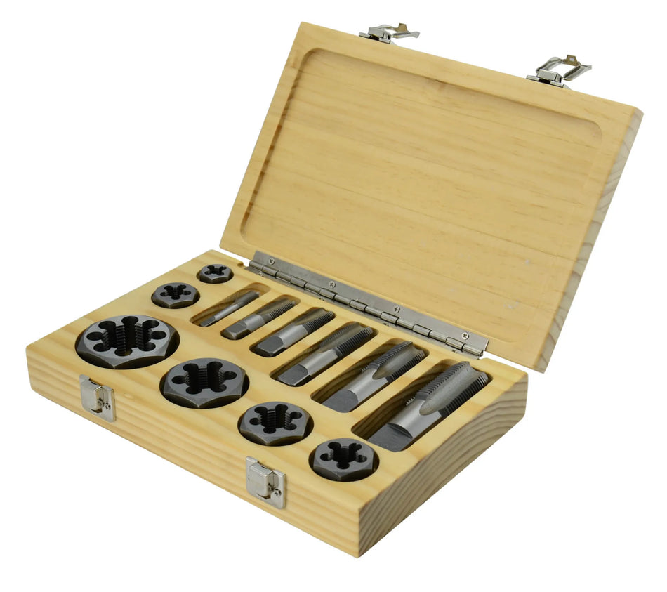 12 PC CS NPT TAP AND DIE SET