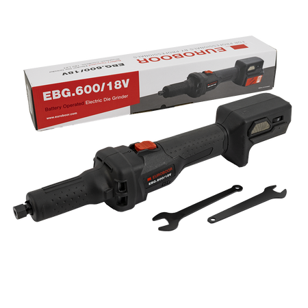 Battery operated die grinder 18V, 26000 RPM.