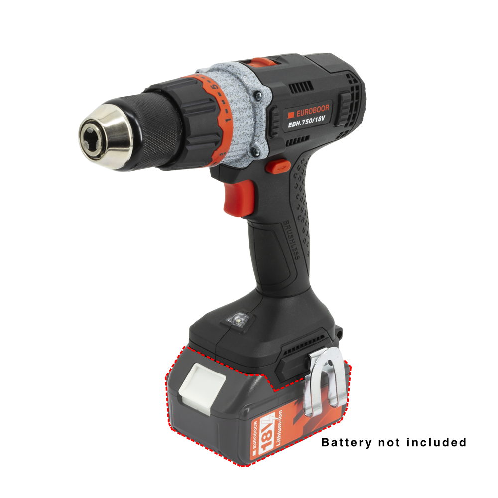 Cordless driver drill, 2000 RPM.