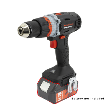 Cordless driver drill, 2000 RPM.