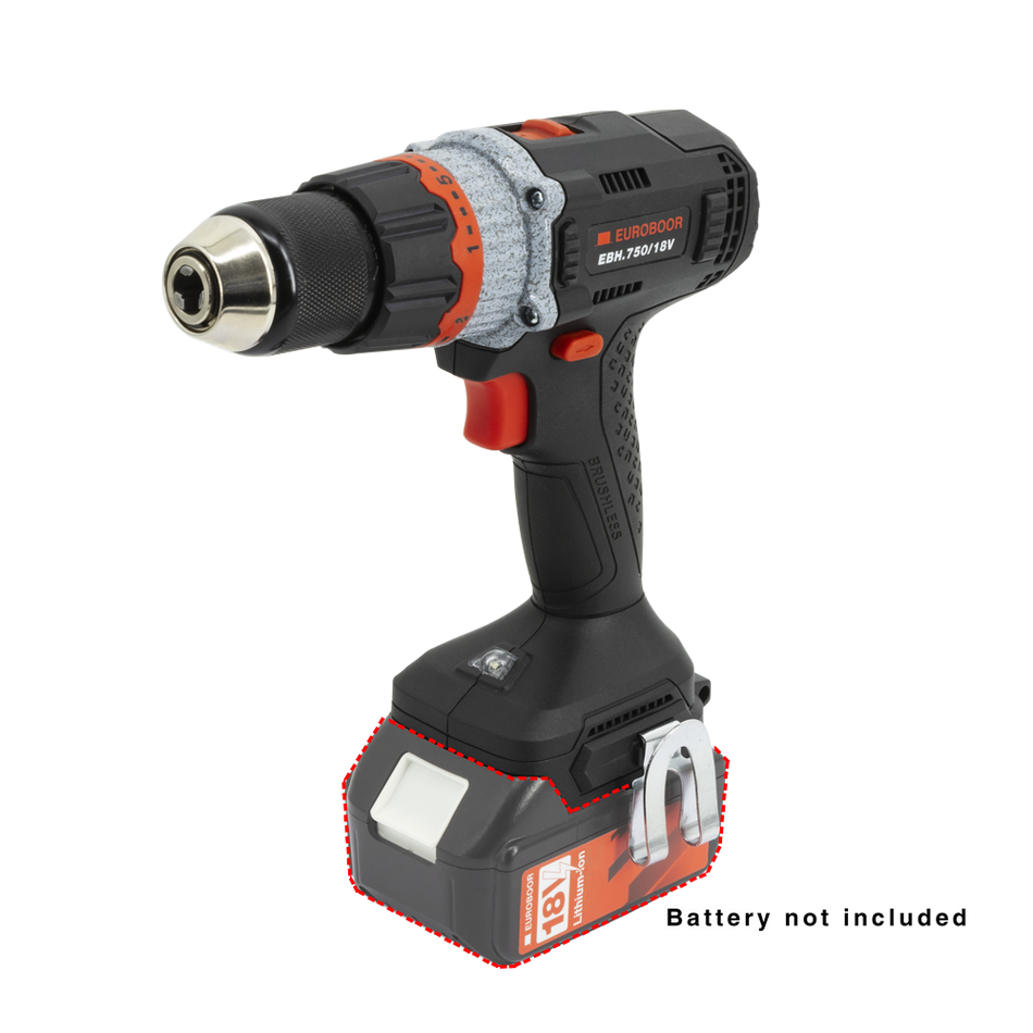 Cordless driver drill, 2000 RPM.