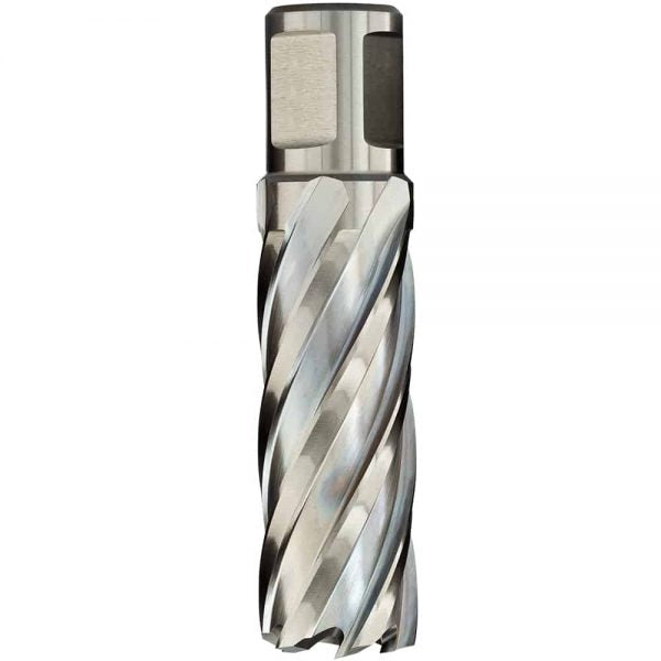 Annular cutter, HSS, D 2 1/8", DoC 2", Weldon.