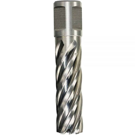 Annular cutter, HSS, D 1 1/16", DoC 3", Weldon.