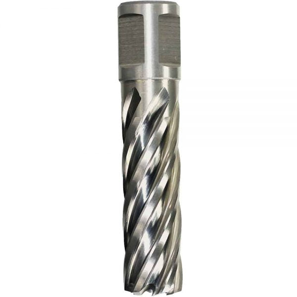 Annular cutter, HSS, D 3/4", DoC 3", Weldon.