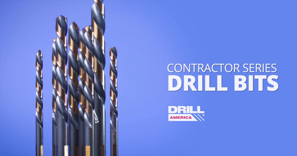 29 Piece HSS Contractor Bit Cooler Drill Bit Set, 1/16" - 1/2"