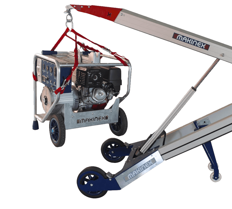 Makinex Powered Hand Truck with Hook & Sling Combo