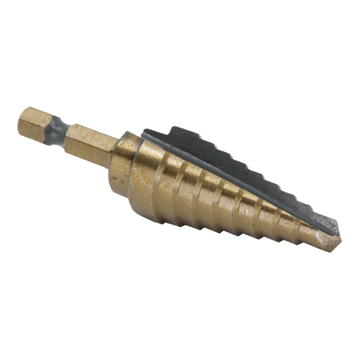 #4 HS B&G HEX SHK STEP DRILL