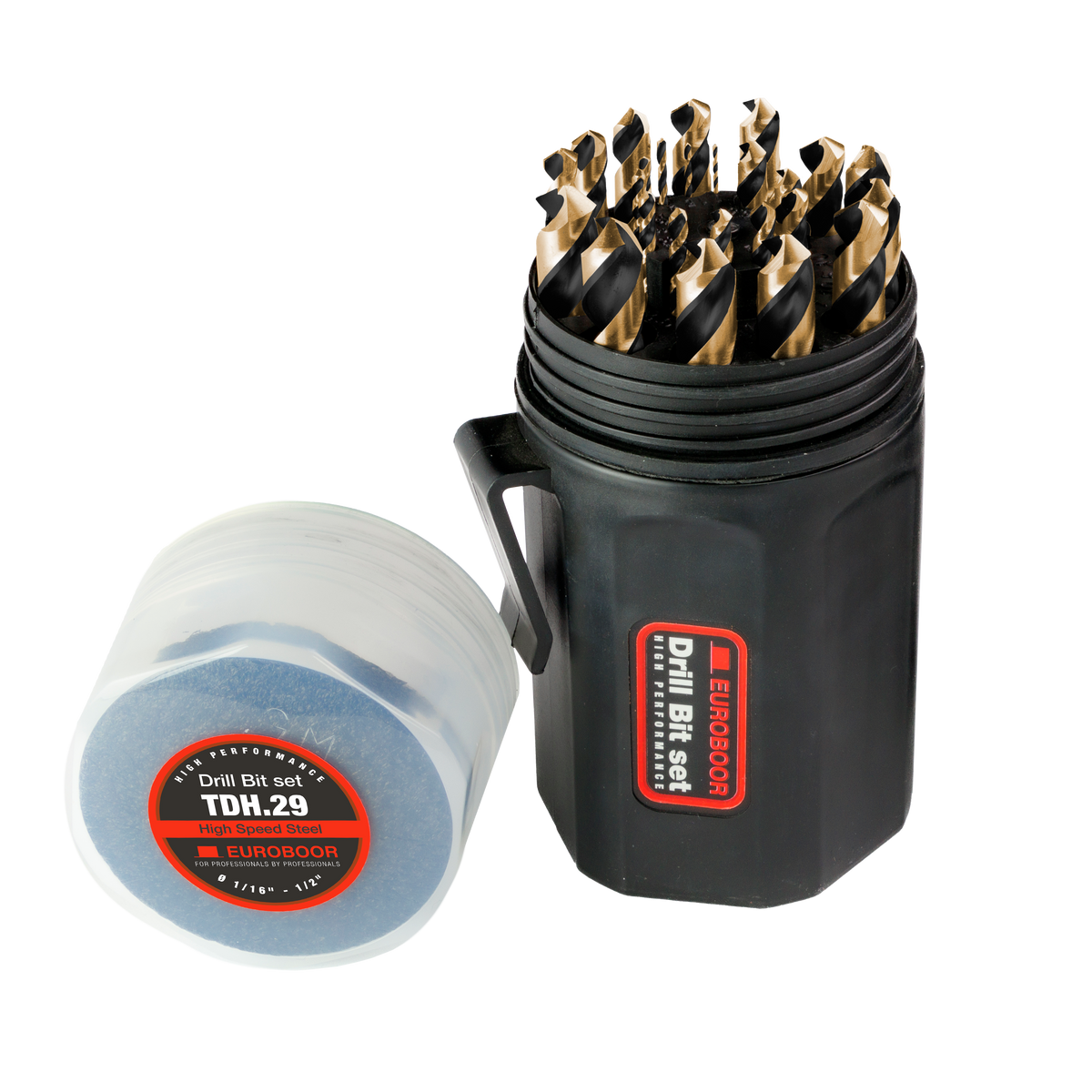 Twist drill set, HSS.