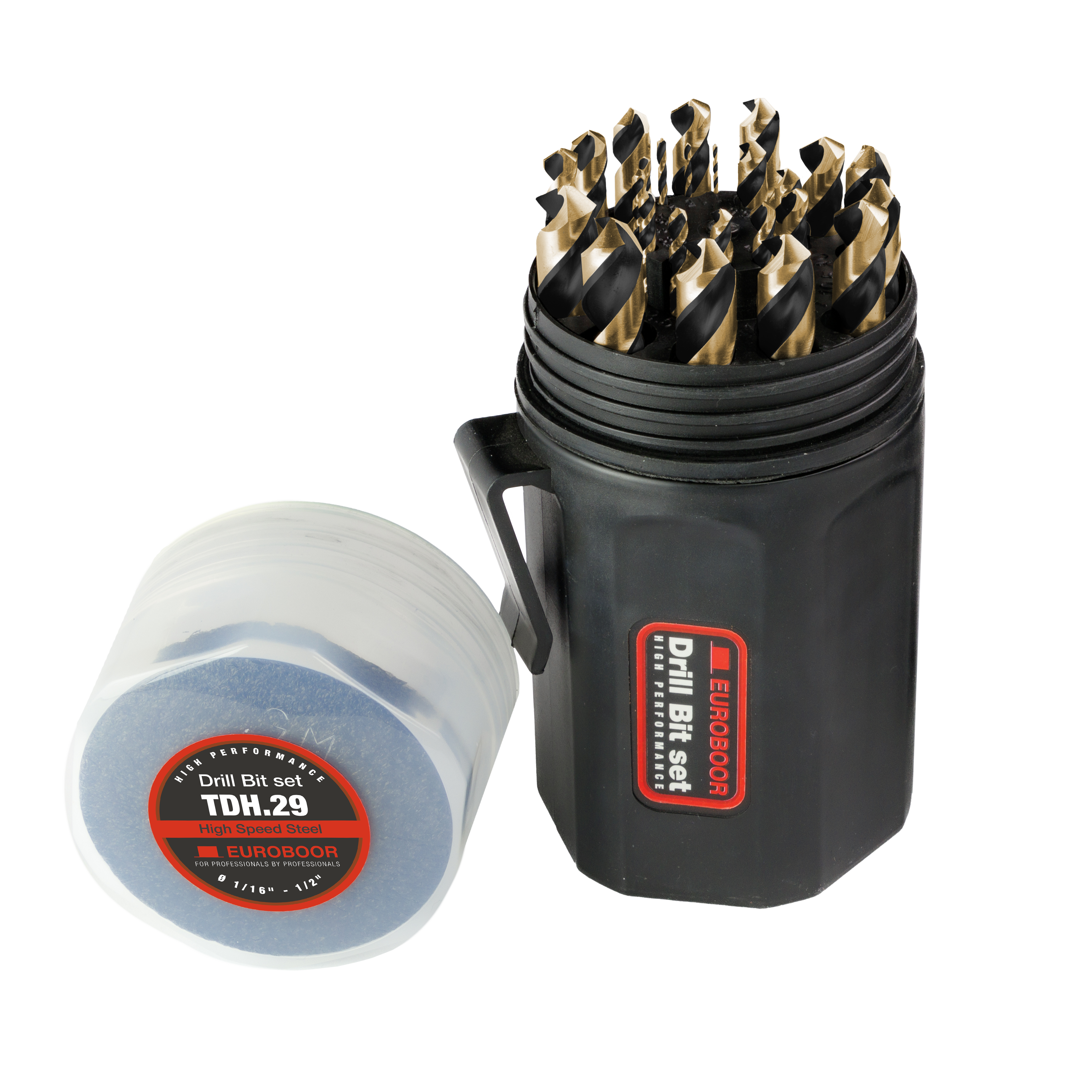 Twist drill set, HSS.