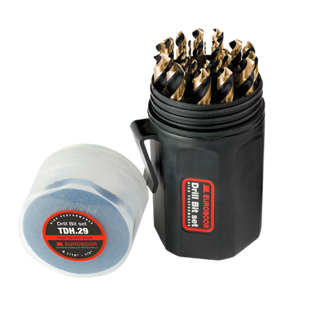 Twist drill set, HSS.