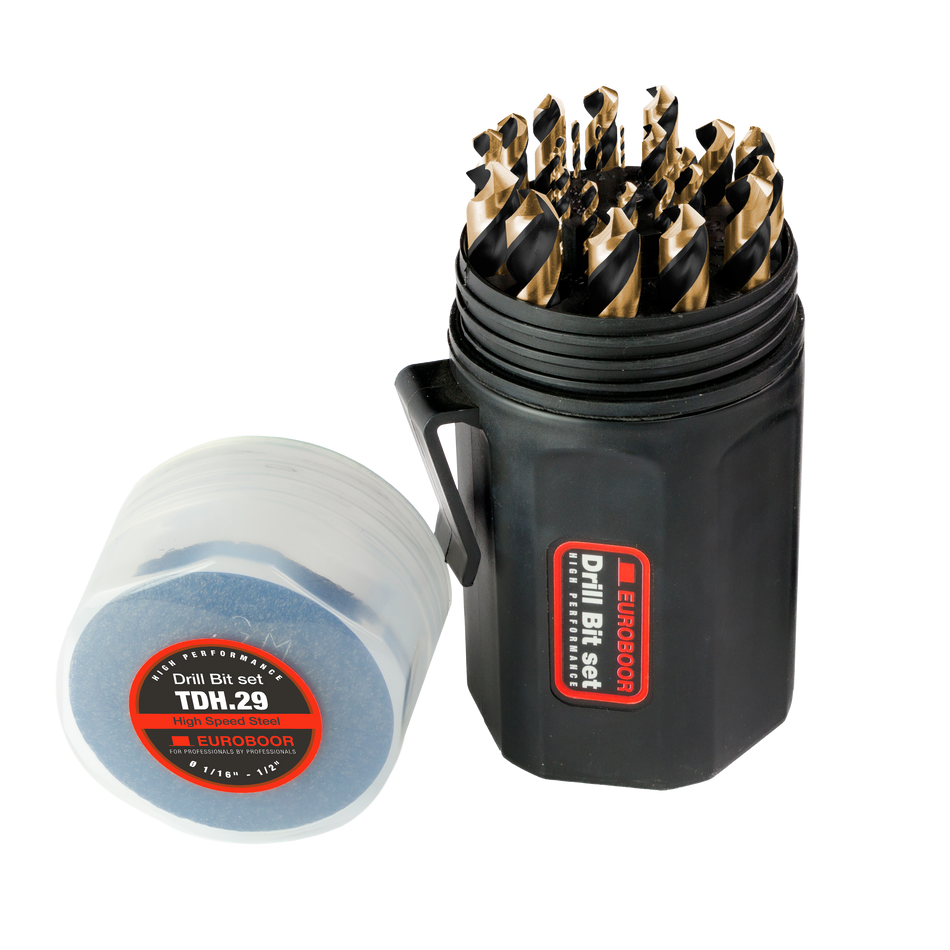 Twist drill set, HSS.