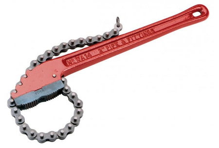 Heavy-Duty Chain Wrench, 1 to 6 in Pipe, 44 in OAL